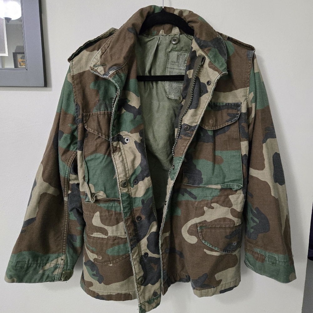 US Army M65 Field Jacket, Camo, XS, X-SHORT - Picture 2 of 16